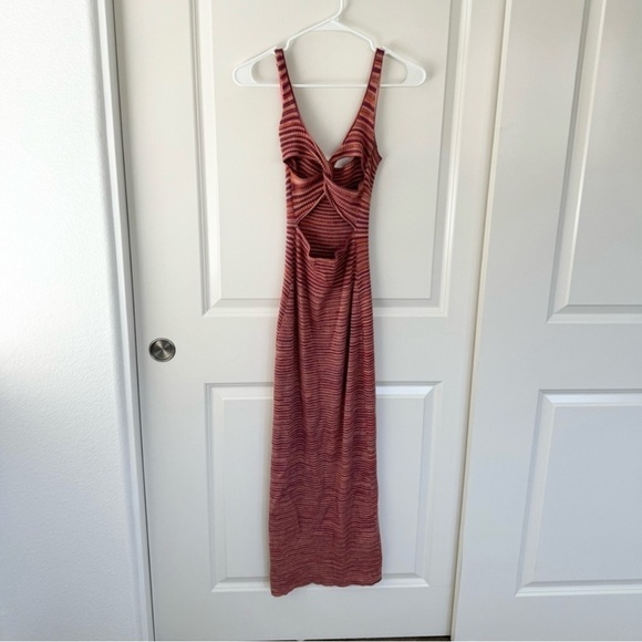 L*Space Women’s Mara Dress Cover Up in Dusk Purple Orange Size Small - Picture 7 of 8